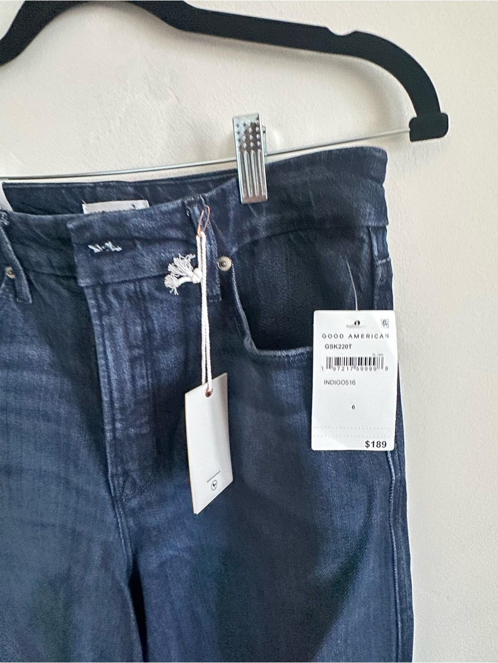 Good American Men's Indigo Straight Jeans - Picture 2 of 5